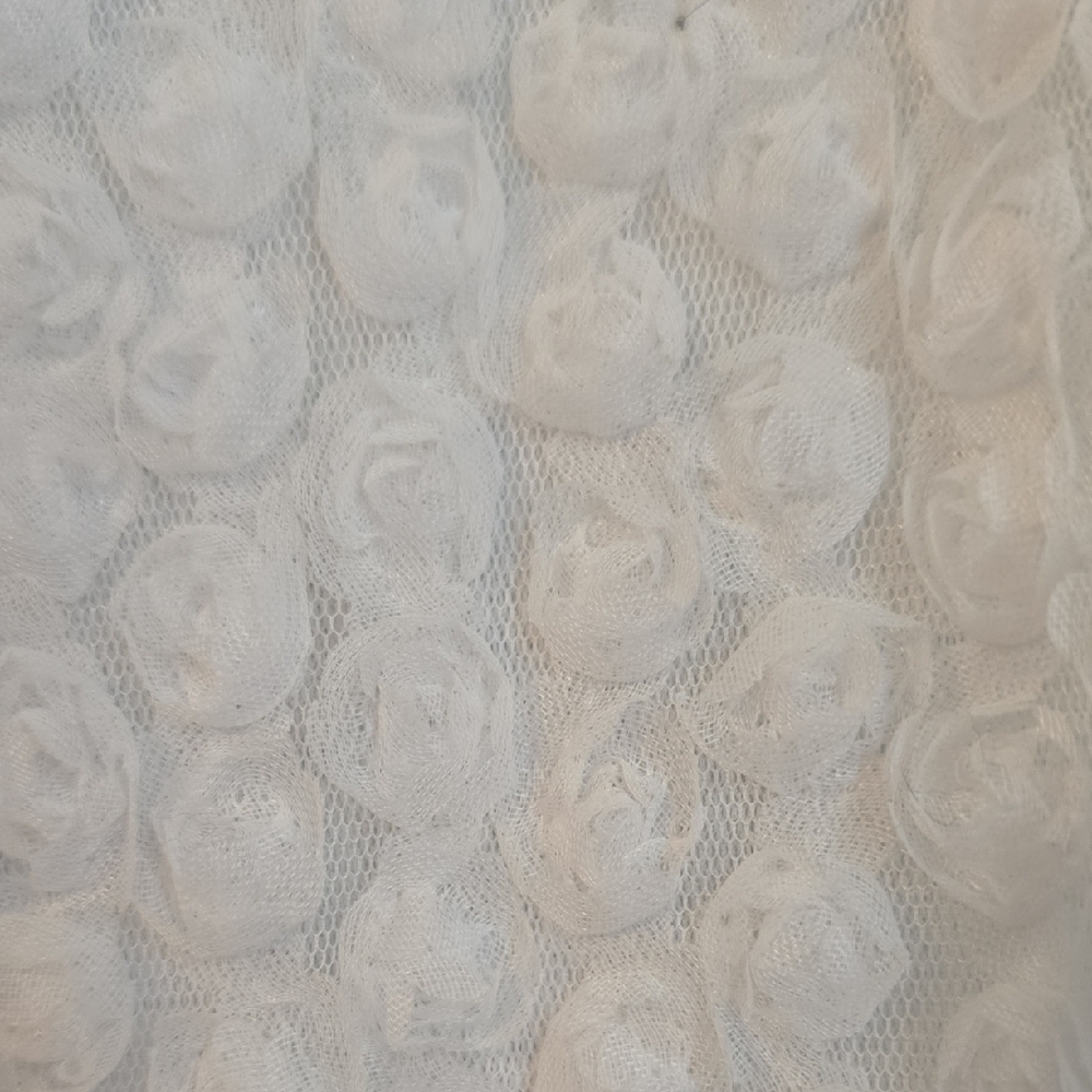 INC International Concepts White Textured Blouse - Picture 3 of 7
